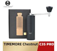 TIMEMORE Chestnut C3 Pro Molinillo de Café Manual con molienda S2C660, ajuste continuo, mango plegable, carcasa de aluminio, compacto y portátil para…