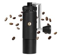 TIMEMORE Molinillo de café manual S3 ESP, diseñado para espresso, sistema de ajuste numérico externo, cuerpo completamente metálico y muelas de acero inoxidable, manija plegable, Negro.