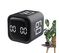 Timer Cube - Temporizador de Cocina Digital, Base magnética de Larga duración, Cuenta atrás Visual Carga USB Tipo C | Reloj silencioso Recargable de gestión del Tiempo para cocinar, Aprender, enseñar