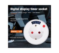 Timer Digital Single Digital Display Countdown Timer 15 Minutes to 24 Hours for All Types of Household EU Plug