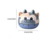 Timer,Egg clock, cartoon animal kitchen timer, kitchen clock mechanical timer, mechanical 60 minute countdown timer, funny kitten monkey timer