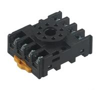 Timer Relay Socket Base PF083A 8pin DIN para rail Mount Timer | Widened galvanized copper sheet, safe conduction, reliable performance, 8-pin interface, PF083A compatible