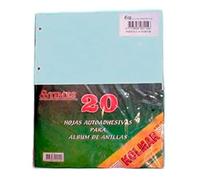 Times - 20 hojas autoadhesivas A4para álbum de anillas