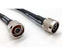 Times Microwave LMR-400 Cable coaxial HAM Radio Jumper - 25 pies - N macho a N macho - por Cable Assemblies Now (25 pies)