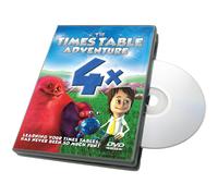Times Table Adventure 4X Table : The Battle of Boulder Island [DVD] [Reino Unido]