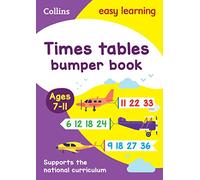 Times Tables Bumper Book Ages 7-11: Prepare for school with easy home learning (Collins Easy Learning KS2)
