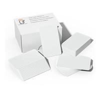 TimesKey NFC Tags NTAG215 Tarjetas NFC Etiquetas, 504 Bytes Memoria, Ntag215 Chip de PVC Blanco Compatible con Amiibo TagMo NFC Cards-100 Piezas