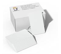 TimesKey NTAG215 NFC - Tarjetas NFC con chip original de PVC en blanco, ISO NFC, NTAG 215, etiqueta NFC, memoria de 504 bytes, compatible con Amiibo y TagMo, 100 paquetes