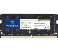 Timetec 16GB DDR4 3200MHz (DDR4-3200) PC4-25600 Non-ECC Unbuffered 1.2V CL22 2Rx8 Dual Rank 260 Pin SODIMM Compatible con AMD e Intel Gaming Laptop Notebook PC Computer Memory RAM Module Upgrade