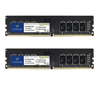 Timetec 16GB Kit (2x8GB) DDR4 2666MHz PC4-21300 Unbuffered Non-ECC 1.2V CL19 1Rx8 Single Rank 288 Pin UDIMM Desktop PC Computer Memory RAM Module Upgrade (16GB Kit(2x8GB))