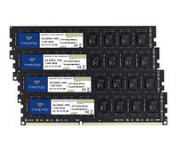Timetec 16GB Kit(4x4GB) DDR3L / DDR3 1600MHz PC3L-12800 / PC3-12800 no ECC sin búfer 1.35V / 1.5V CL11 2Rx8 Dual Rank 240 Pin UDIMM Desktop PC Memoria RAM