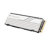 Timetec 1TB PCIe 4.0 Disipador de Calor Blanco SSD para Juegos NVMe PCIe Gen4x4 M.2 2280 3D NAND TLC 1000TBW SLC Caché Velocidad de Lectura/Escritura de hasta 7400/6100 MB/s SSD Interno