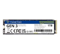 Timetec 1TB SSD de NVMe PCIe Gen3x4 8Gb/s M.2 2280 3D NAND TLC 150TBW Alto Rendimiento SLC Cache Velocidad de Lectura/Escritura hasta 2.100/1.600 MB/s Unidad Interna de Estado sólido PC Escritorio