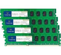 Timetec 32GB Kit (4x8GB) DDR3 1333 MHz PC3-10600 sin ECC sin búfer 1.5 V CL9 2Rx8 de Doble Rango de 240 Pines UDIMM PC de computadora módulo de Memoria RAM de actualización