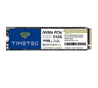 Timetec 512GB SSD NVMe PCIe Gen3x4 8Gb/s M.2 2280 3D NAND QLC Alto Rendimiento