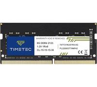 Timetec 8GB DDR4 2133 MHz (PC4-2133P) PC4-17000 SODIMM - Sin ECC, sin búfer, 260 Pines, 1,2V CL15, Memoria RAM para portátiles, miniordenadores y Ordenadores Todo en uno.