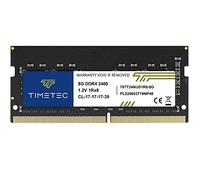Timetec 8GB DDR4 2400MHz (DDR4-2400) PC4-19200 (PC4-2400T) No ECC Sin búfer 1.2V CL17 1Rx8 Single Rank 260 Pin SODIMM Laptop Notebook PC Computadora Módulo de Memoria RAM Actualización (8GB)