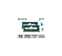 Timetec 8GB KIT(2x4GB) Compatible for Apple DDR3 1333MHz PC3-10600 CL9 for Mac Book Pro (Early/Late 2011 13/15/17 inch) iMac (Mid 2010 Mid
