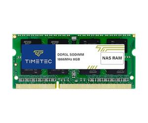 Timetec DDR3-1866L Synology sin ECC y sin búfer SODIMM DDR3L 1866Mhz PC3L-14900 1,35 V CL13 de doble rango 2Rx8 Memoria RAM (Synology 1866Mhz 8 GB).