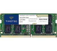 Timetec DDR4-2666 16 GB SODIMM ECC sin búfer 260 Pin 1.2V CL19 Dual Rank 2Rx8 Memory RAM Upgrade (D4ECSO-2666-16G_TT)