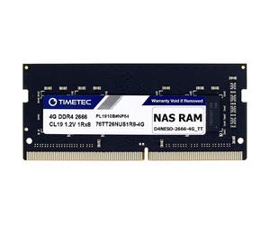 Timetec DDR42666 4GB Replacement for Synology D4NESO26664G NonECC Unbuffered SODIMM (Compatible for RS820RP+ RS820+ DS920+ DS720+ DS
