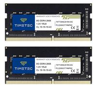 Timetec Hynix IC - Juego de 16 GB (2 x 8 GB) DDR4 SODIMM para Intel NUC KIT/Mini PC/HTPC/NUC Board 2666 MHz PC4-21300 sin ECC sin búfer 1,2 V CL19 de rango único de 260 pines (16 GB KIT (2 x 8 GB))