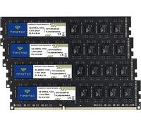 Timetec- Kit DE 16 GB (4 x 4 GB) DDR3/DDR3L 1333 MHz PC3-10600 sin ECC, sin búfer, 1,5 V/1,35 V CL9 de Doble Rango para actualización de Memoria RAM DELL Optiplex 780 DT/MT/SFF y más (Kit DE 16 GB DE