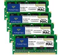 Timetec Kit de 32 GB (4 x 8 GB) Compatible con Apple DDR3 1333 MHz PC3-10600 CL9 para iMac (Mediados de 2010 de 27 Pulgadas, Mediados de 2011 de 21,5/27 Pulgadas) Módulo de Memoria SODIMM Mac RAM