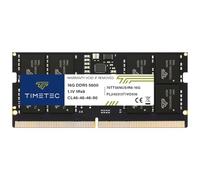 Timetec Módulo de memoria RAM para portátil SODIMM de 16 GB, DDR5, 5600 MHz, PC5-44800, sin búfer, sin ECC, 1,1 V, CL46, 1Rx8, rango único, 262 pines, SODIMM