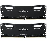 Timetec Pinnacle Konduit - Módulo de memoria RAM (16 GB, 2 x 8 GB, DDR4, 3200 MHz, PC4-25600, CL16-18-18-38, XMP2.0, 1,35 V, compatible con AMD e Intel para juegos de escritorio, PC, RAM, color negro