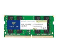 Timetec Premium 16GB DDR4 2400MHz PC4-19200 Non-ECC Unbuffered 1.2V CL17 2Rx8 Dual Rank 260 Pin SODIMM Laptop Notebook PC Módulo de Memoria RAM Actualización