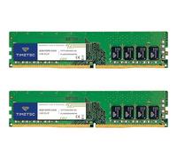 Timetec Premium 16GB Kit(2x8GB) DDR4 2400MHz PC4-19200 No ECC Sin búfer 1.2V CL17 1Rx8 Rango único 288 Pin UDIMM Computadora de Escritorio Memoria RAM Módulo Actualización