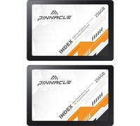 Timetec SSD 3D NAND QLC SATA III 6 GB/s 2,5 Pulgadas 7 mm (0,28") hasta 550 MB/s Velocidad de Lectura SLC Cache Performance Boost Unidad Interna de Estado sólido para PC de Escritorio (2x256GB)