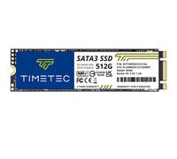 Timetec SSD de 512 GB 3D NAND SATA III 6 Gb/s M.2 2280 NGFF 256 TBW Velocidad de lectura hasta 550 MB/s Cach SLC Rendimiento optimizado Unidad d