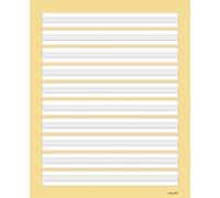 TimeTEX Cuaderno de historias GH1 para principiantes, formato TEX, líneas de 6, 6 y 6 mm, línea central reforzada, página izquierda para dibujos y ejercicios