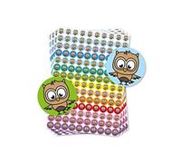 TimeTEX Pegatinas de encomio "Owl", paquete de 352