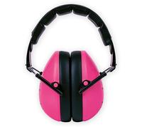 TimeTEX - Protección auditiva para niños Auris Plus Pink | Protección auditiva robusta, ajustable y plegable con valor de aislamiento de 24,3 dB | Dimensiones aprox. 11 x 8 cm