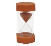 TimeTex Reloj de Arena (12 cm, 6,5 cm de diámetro, 10 Minutos), Color Naranja