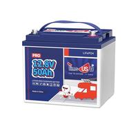 Timeusb Batería Litio 12V 50Ah Pro Batería LiFePO4,50A BMS Protección y 15000+ Ciclos Profundo,Bateria de Litio de Grado A para Autocaravana,Sistema Solar,Camper,Cortadora de Césped