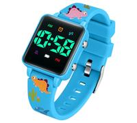 Timever Reloj de entrenamiento para niños de 2 a 9 años, recordatorio de carga magnético mejorado con música, vibración, cuenta regresiva de luces coloridas, bonita correa de silicona, reloj digital
