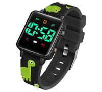 Timever Reloj de entrenamiento para niños de 2 a 9 años, recordatorio de carga magnético mejorado con música, vibración, cuenta regresiva de luces coloridas, bonita correa de silicona, reloj digital