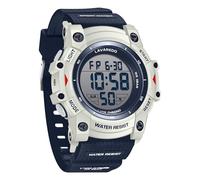 Timever Reloj digital para hombre, deportivo, resistente al agua, con retroiluminación LED, alarma, cronómetro, cronómetro, cronógrafo digital, fecha militar, Azul marino