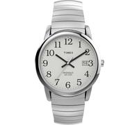 Timex Classic - Reloj de cuarzo para hombres, correa de acero inoxidable, color plata T2H451