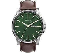 Timex Classics TW2V20900 - Reloj para hombre de 45 mm, correa de cuero