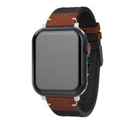 Timex Correa de tela gris para hombre compatible con relojes Apple de 38 a 40 mm