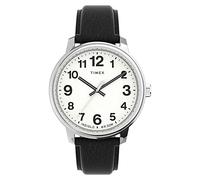 Timex Easy Reader - Reloj para hombre de 43mm con correa de cuero negro TW2V21200