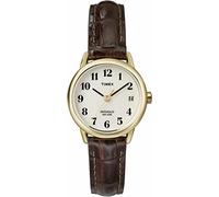 Reloj Timex Easy Reader para mujer, 25 mm, marrón y dorado, T20071