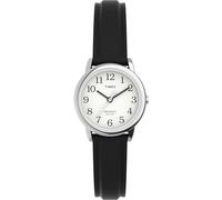 Timex Easy Reader T20441 - Reloj para mujer de 25 mm, correa de cuero negra