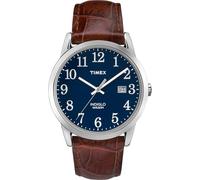 Timex Easy Reader TW2R63800 - Reloj de cuarzo para hombre de 38 mm, correa de curo marrón, ventana de fecha