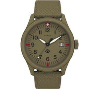 Timex Expedition North - Reloj de 43 mm para hombre, eco-friendly marrón, correa de liberación rápida de dos piezas, esfera marrón, caja marrón TW2W23500